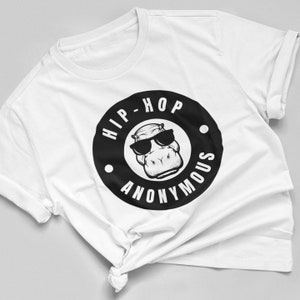 Hippo Shirt, Hip Hop Hippo Unisex Tee, Movie Quotes, Funny Shirt, Animal Humor, Pun Shirt, Hippopotamus Shirt, Funny Sayings