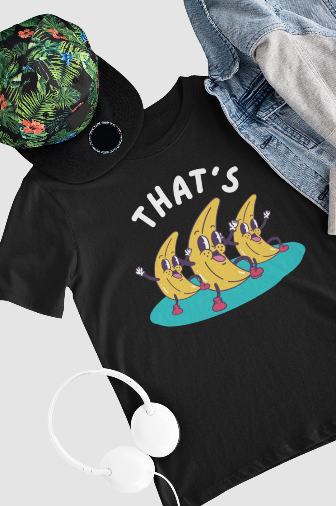 Banana Horizontal Kids T-Shirt – Colorful & Sustainable Tee main image 0