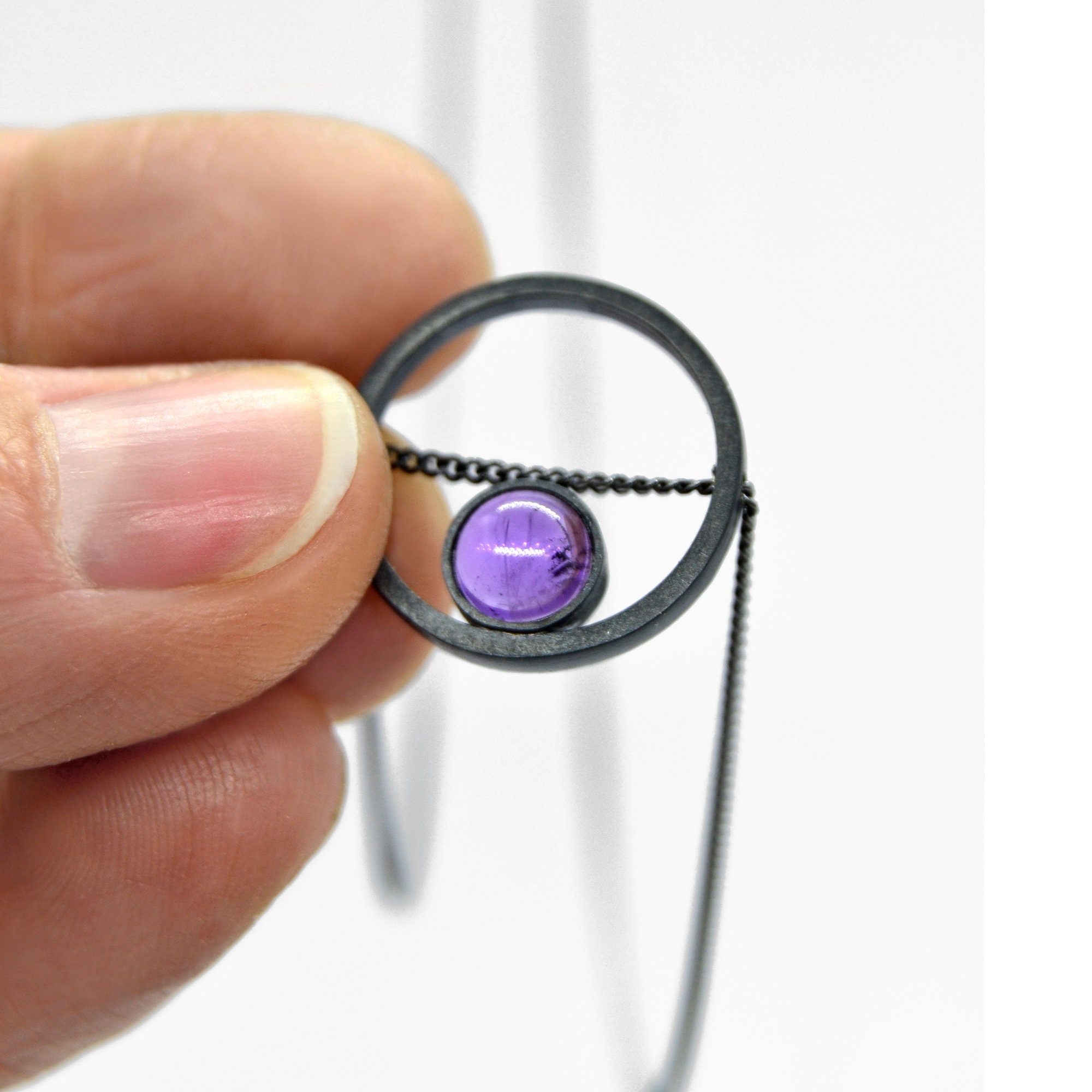 Purple gemstone shop jewellery