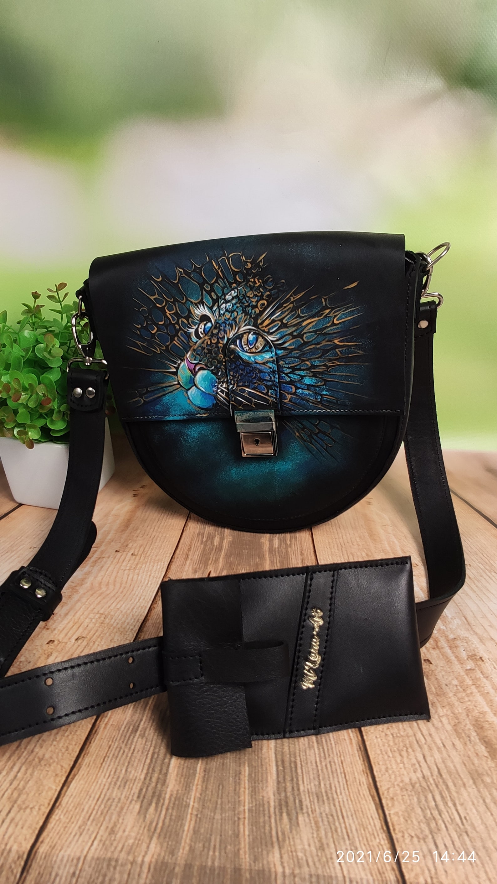 Animal Shoulder Bag Genuine Leather Bag Messenger Bag | Etsy