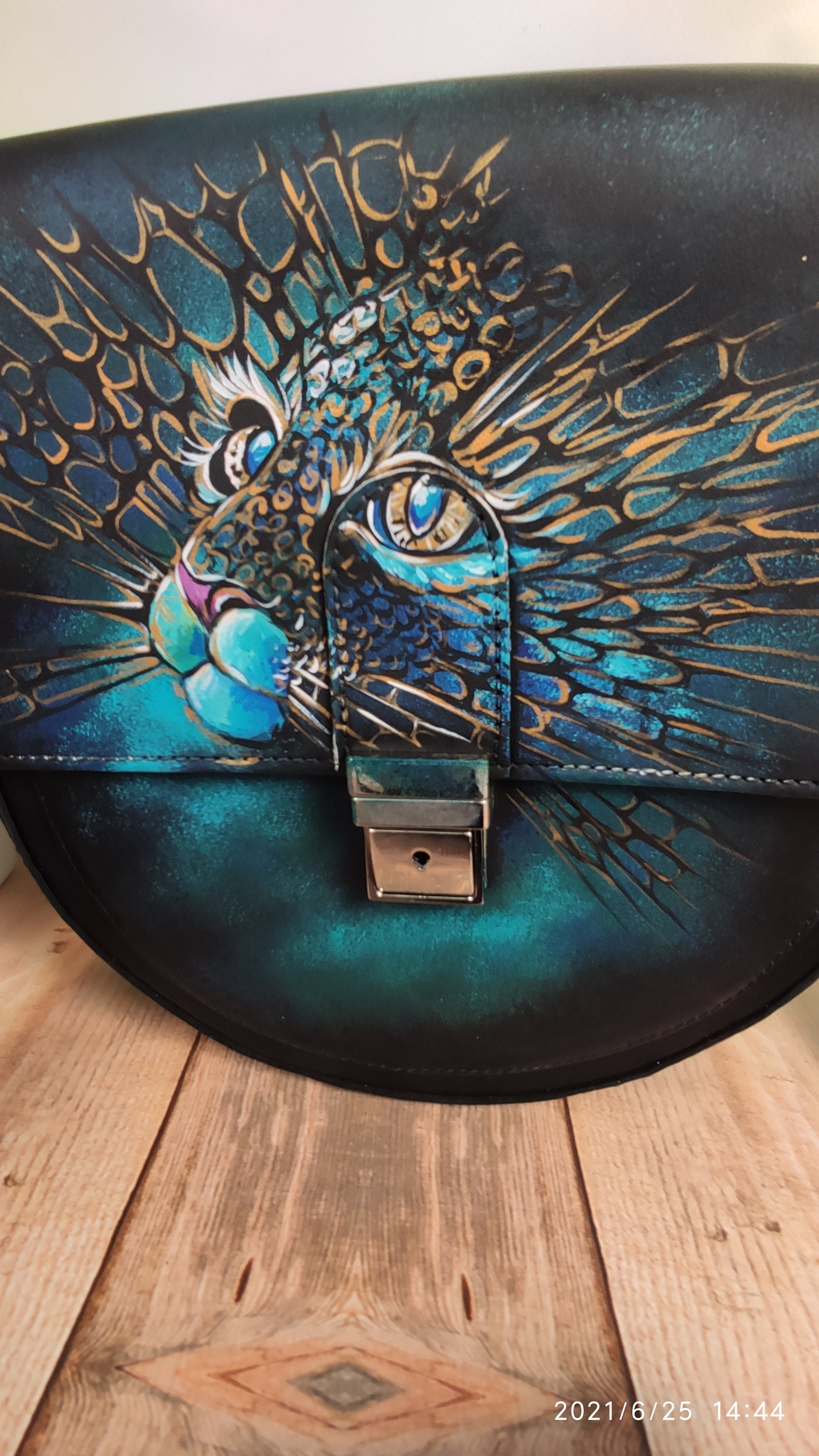 Animal Shoulder Bag Genuine Leather Bag Messenger Bag | Etsy