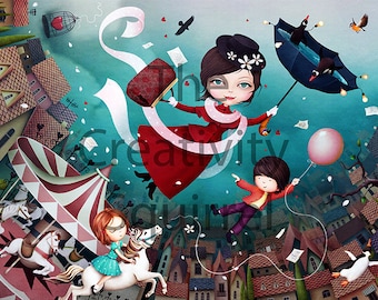 PRE ORDER - SQUARE - Diamond Art Kit - Licensed Artwork - Come Fly With Me