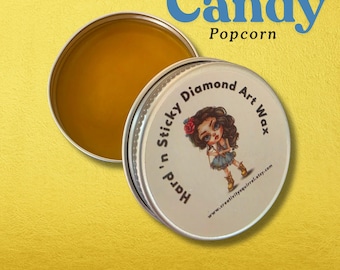 Candy Popcorn duftende Hard 'n Sticky Diamond Art Wax 10 Gramm