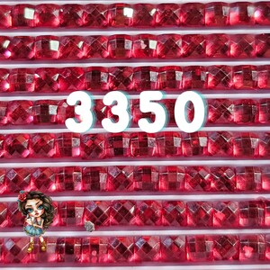 C3350 - Crystal Square Diamond Art Drills