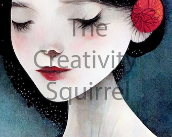 PRE ORDER - SQUARE - Diamond Art Kit - Licensed Artwork - Deep In Thought
