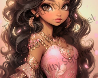 PRE ORDER SQUARE - Diamond Art Kit - Licensed Artwork - Powerful In Pink 61x91cm