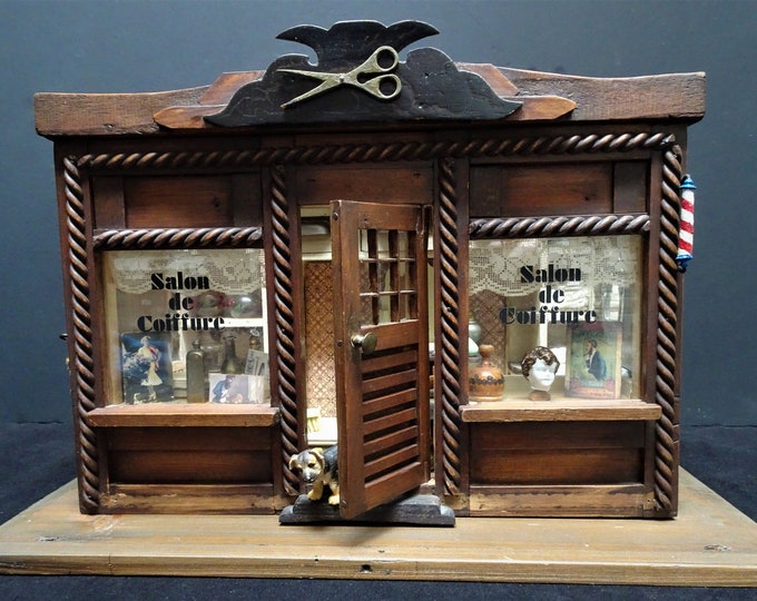 A Rare Dollhouse, salon De Coiffure From Around 1940. Etsy