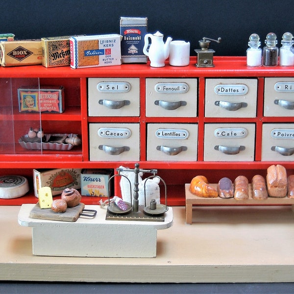 Doll shop - Grocery store - 1950s.