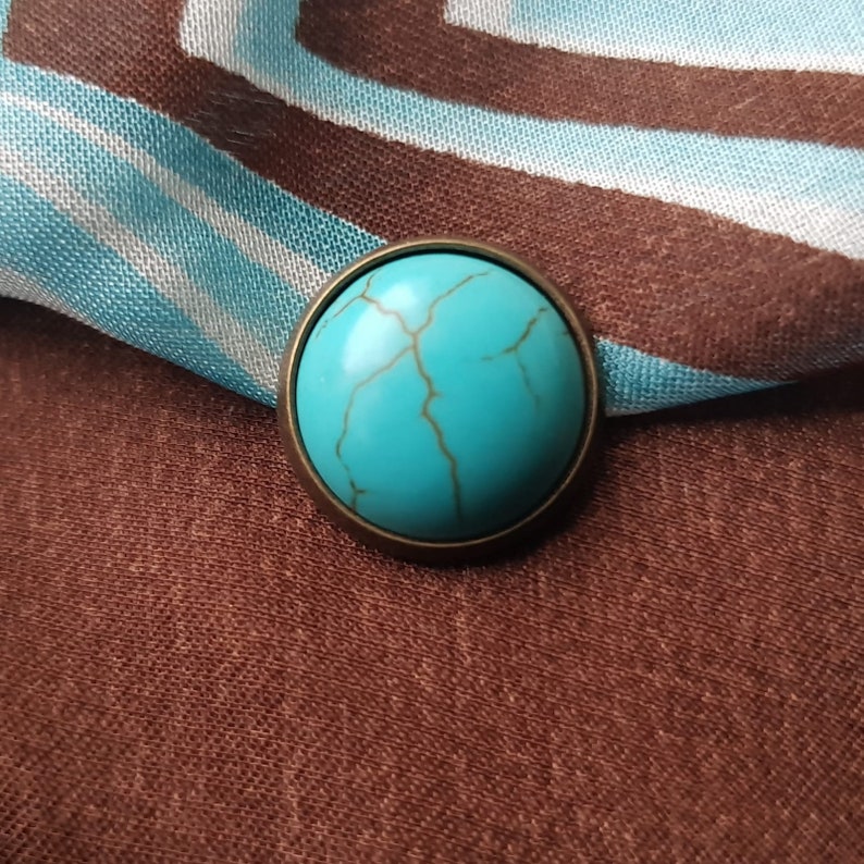 Magnetic Pin Button Magnetic Scarf holder Magnetic Brooch Natural Stone accessory | Magnetic Hijab pin