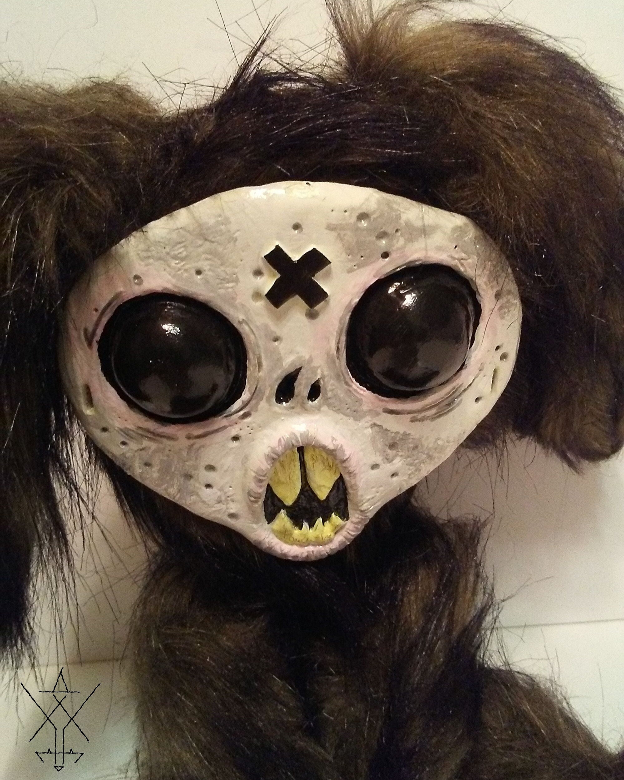 creepy bunny doll