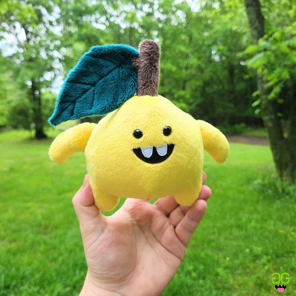 Lola the Lemon - Fantasy Creature - OOAK Art Doll - Plush Lemon - GobblyGorks