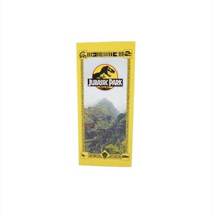 Jurassic Park Tour Brochure Guide Pamphlet Map