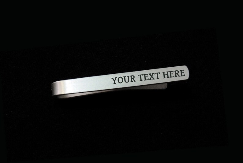 custom silver tie clip set of 12 groomsmen tie clip Father of the Bride mens accessories Father of the Groom custom tie clip