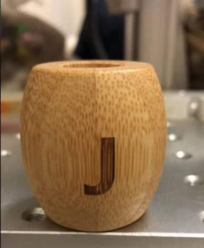 1 Reusable Bamboo Toothbrush Holder Wooden Toothbrush Bathroom Stand Environmental Toothbrush Accessory Personalize