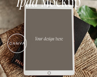 Mockup iPad - Mockup CANVA - Mockup Tablet - Mockup Webdesign - Mockup Naturale - Mockup Fotografia
