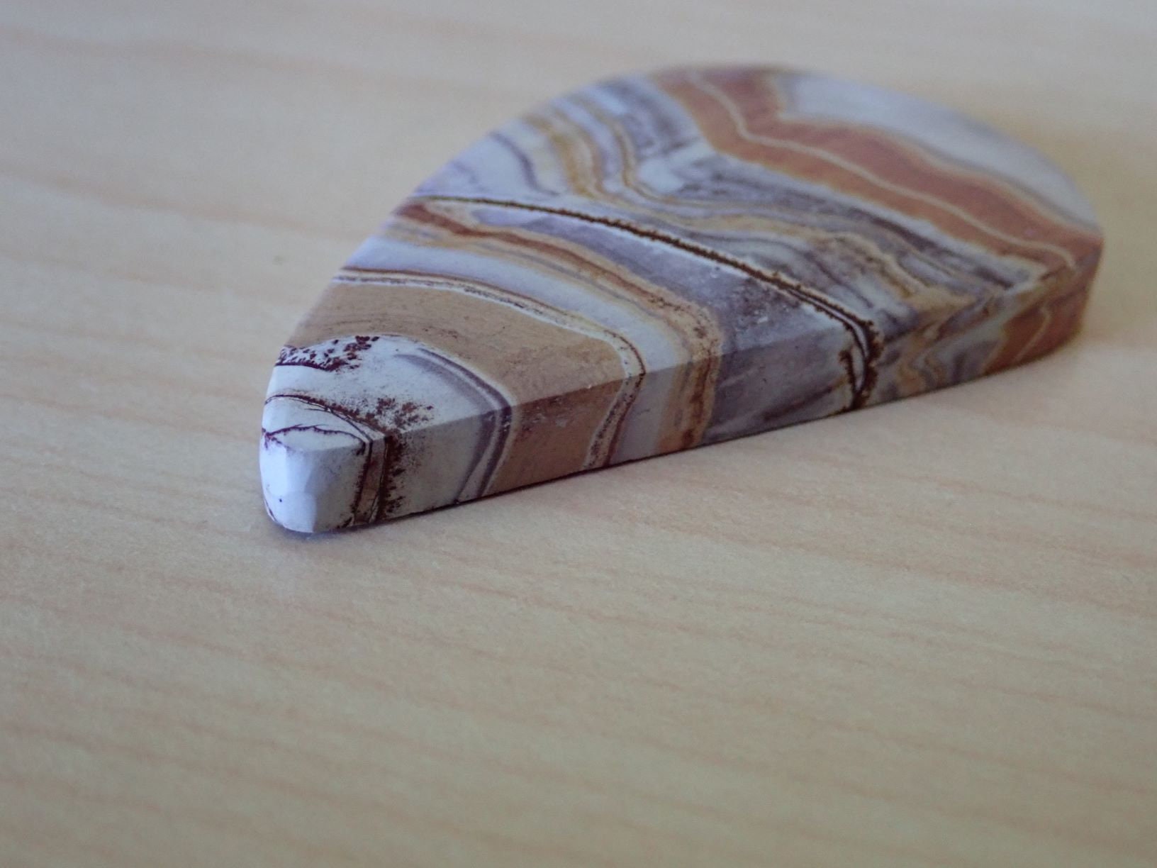 Paint Brush Jasper Cabochon Reddish Brown and Beige Nice Etsy