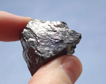 Elite Shungite Raw Crystal, Noble A-Grade Carbon Specimen, Russia Natural Mineral 1701L0031