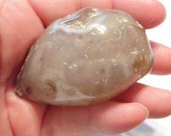 Magical Agate Enhydro, Water Filled Rock, Water can be seen in the sunlight, Ethically Sourced 310L1154