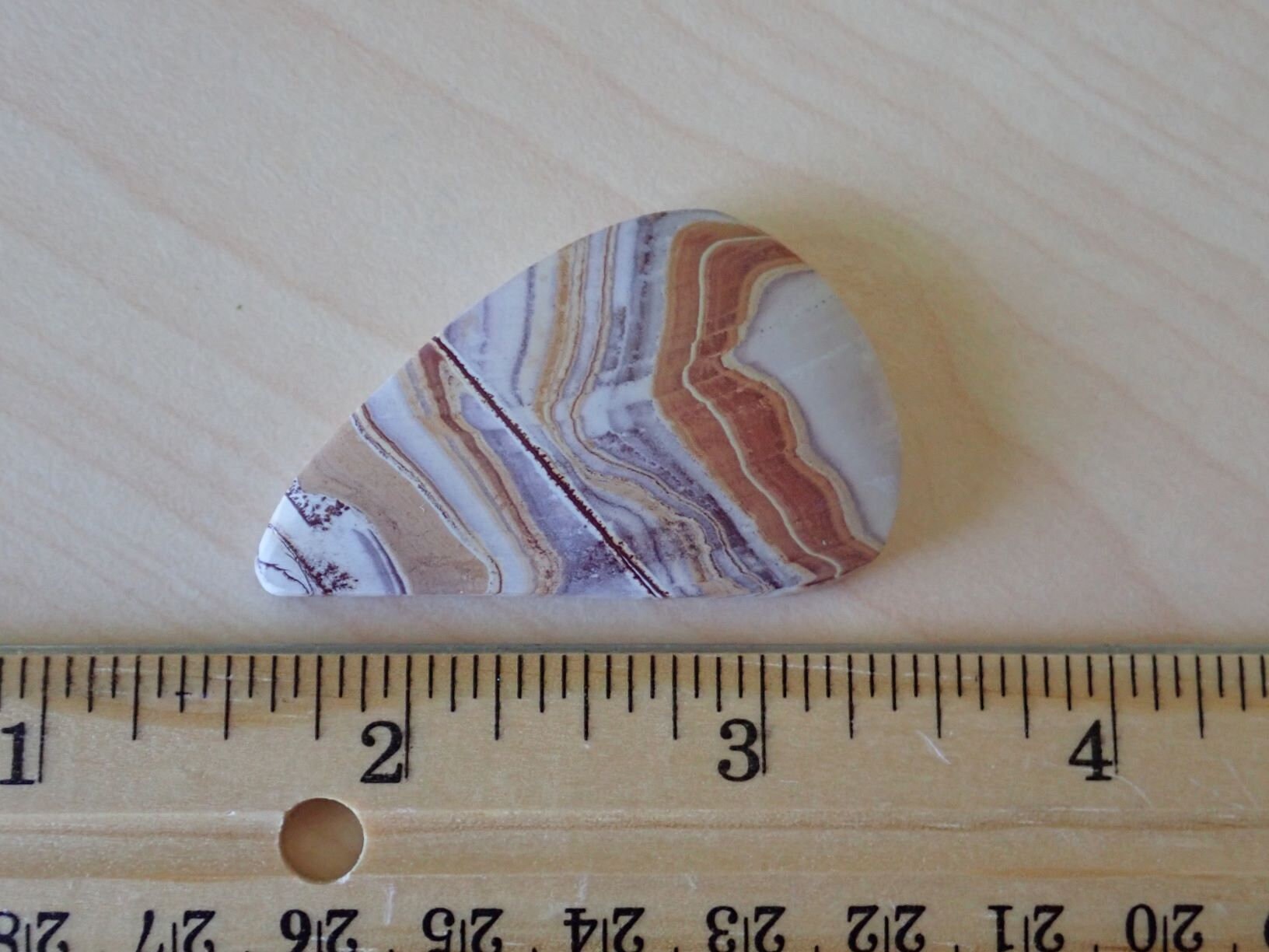 Paint Brush Jasper Cabochon Reddish Brown and Beige Nice Etsy