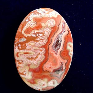 Tee Pee Jasper Cabochon, Pink, Brown, Cream Pattern Stone, Crystal Vug, Pendant or Wire Wrapping Cabochon 123L0111