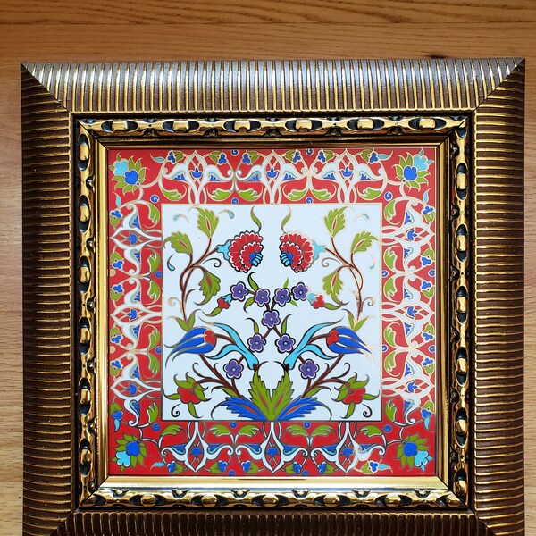 Turkish Tile Mural Etsy