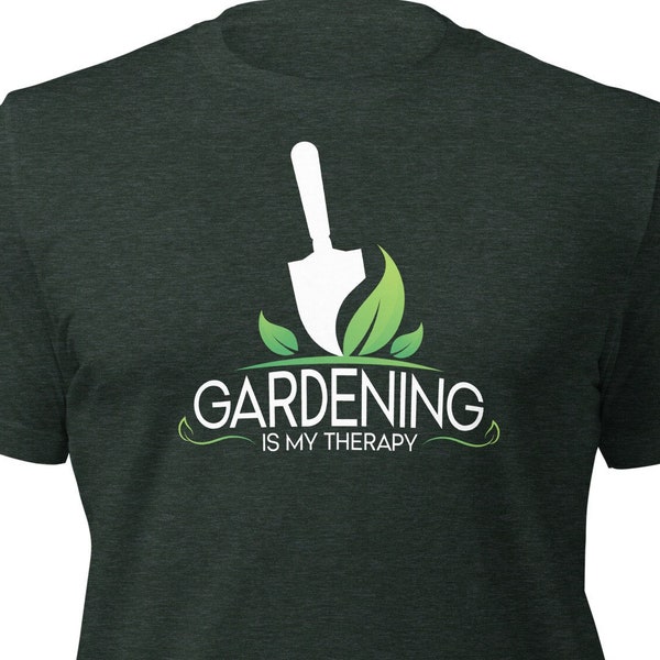 Gardening Therapy T-Shirt: Relax in Style with Nature-Inspired Fashion