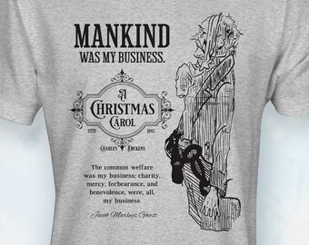 A Christmas Carol Shirt, Jacob Marley's Ghost, Scrooge Unisex T-Shirt for Men and Women