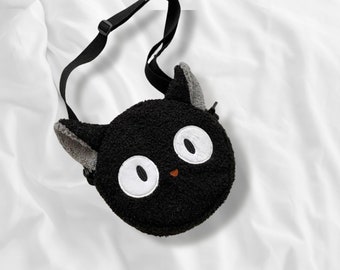 INSTOCK JIJI black cat sling bag | Kiki | Jiji | Kiki Delivery service | Inspired | Cute | Cosplay | animation | Black cat | Cat | Gib Li |