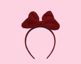 INSTOCK KIKI Jumbo Red Ribbon Headband | Hairband | Hair Accessories | Studio Ghibli inspired | Kiki delivery service | Cosplay | lolita |