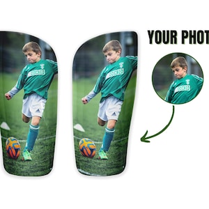 Custom Photo Shin Pad and Sleeve for Soccer Football Lovers