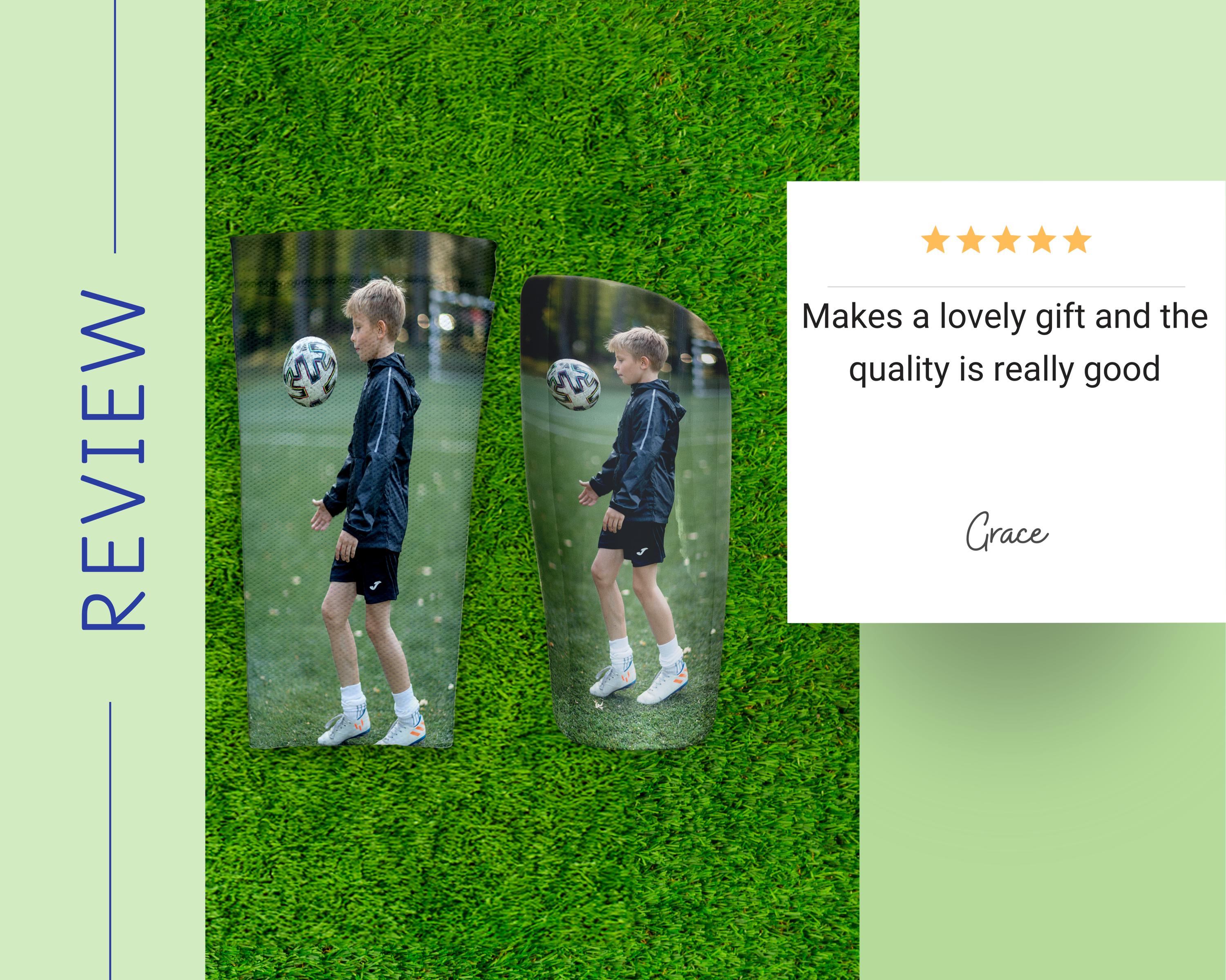 Custom Photo Shin Pad and Sleeve for Soccer Football Lovers