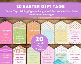 Easter Gift Tags Printable Easter Basket Tag Easter Bunny Treat Bag Tag for Easter Cards Kids Easter Peeps Tag Happy Easter Tag Easter Favor