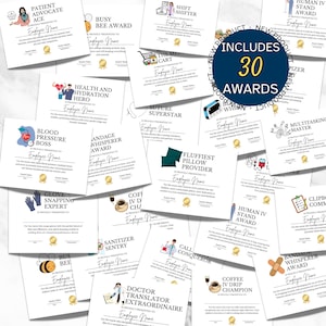 Funny Nurse Appreciation Award Certificates Happy Nurse Week ...