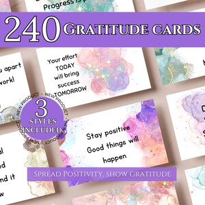 Cartes d'affirmation positives imprimables Cadeau de remerciement pour un enseignant Cartes de gratitude Carte de remerciement pour collègue Cartes de compliments Mots d'encouragement