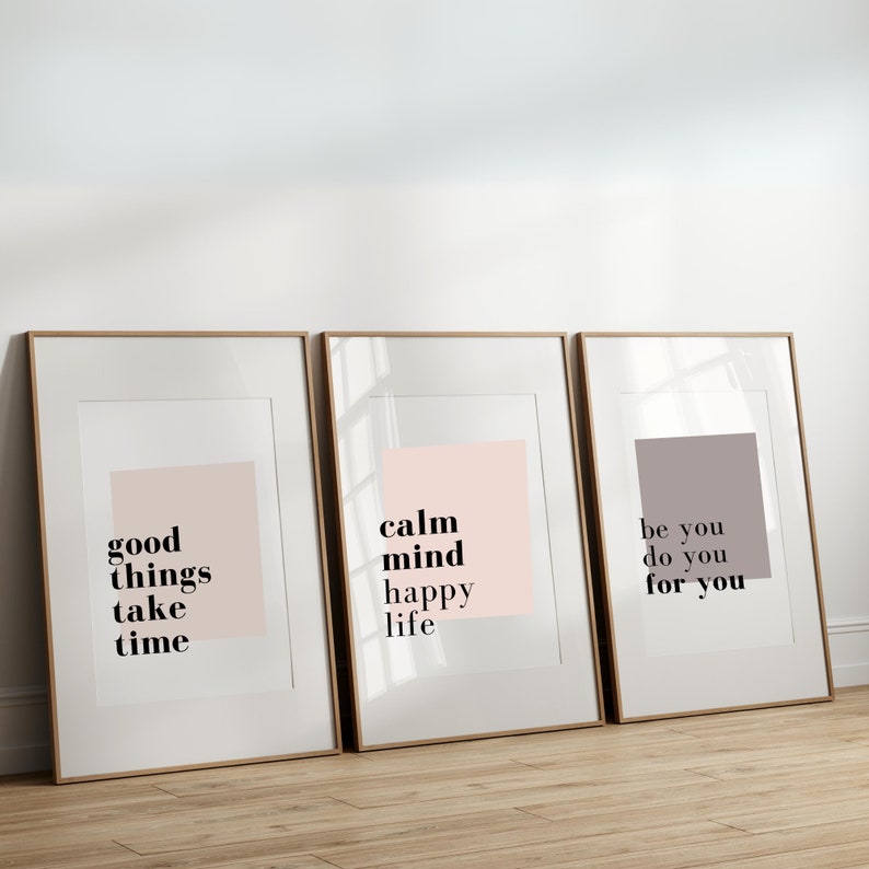 Work Motivation Quotes Poster Set of 3 Printable Office Quotes Desk Decor Women Teamwork Wall Art Home Office Wall Decor Print Set Workplace 
Set of 3 Prints in earth tones for your home office
Work from Home Office Wall decor
Encouraging Notes Print