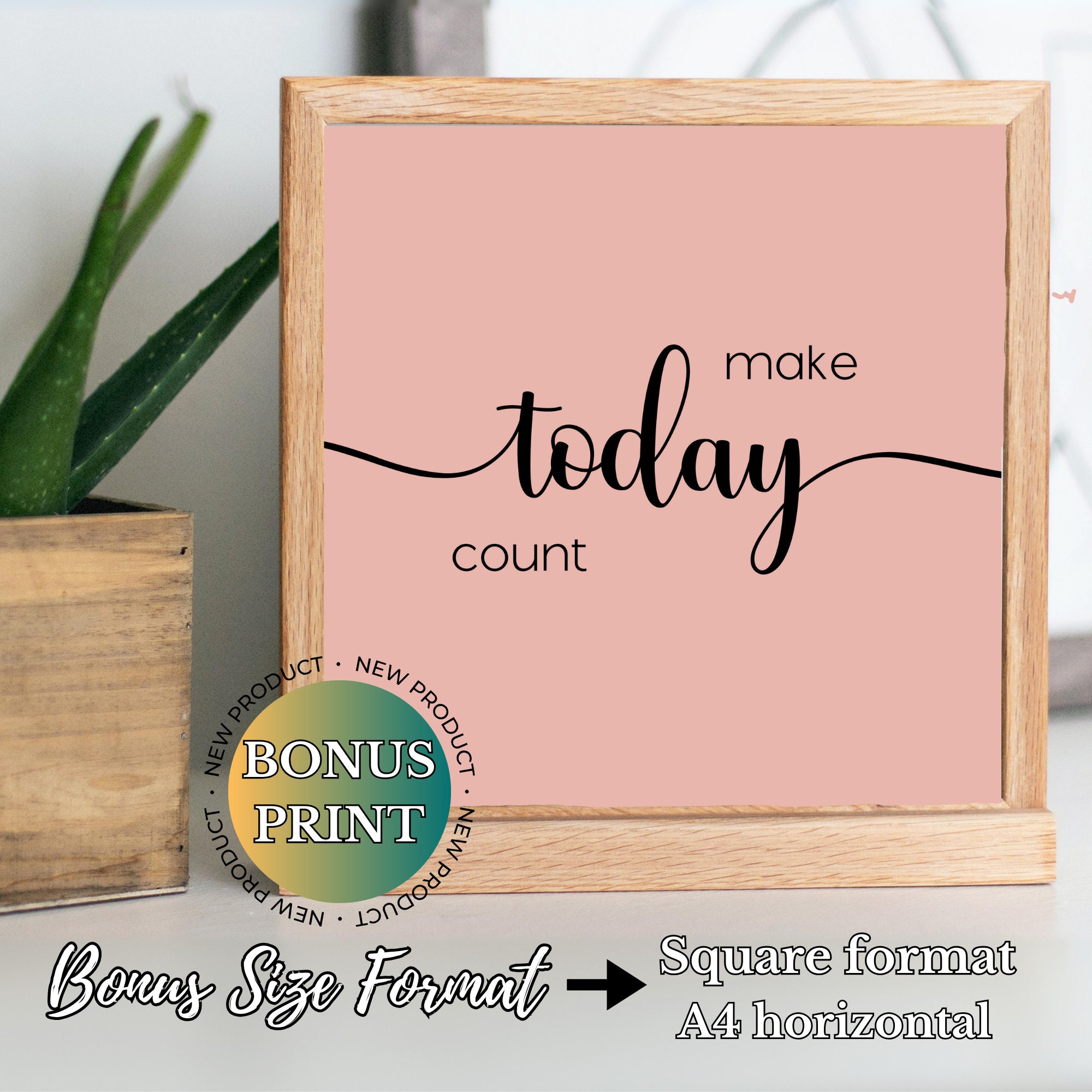 Pink Office Decor Set: HR Inspirational Quote Prints (digital Download ...