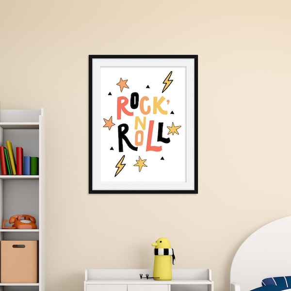 Rock N Roll Nursery Etsy