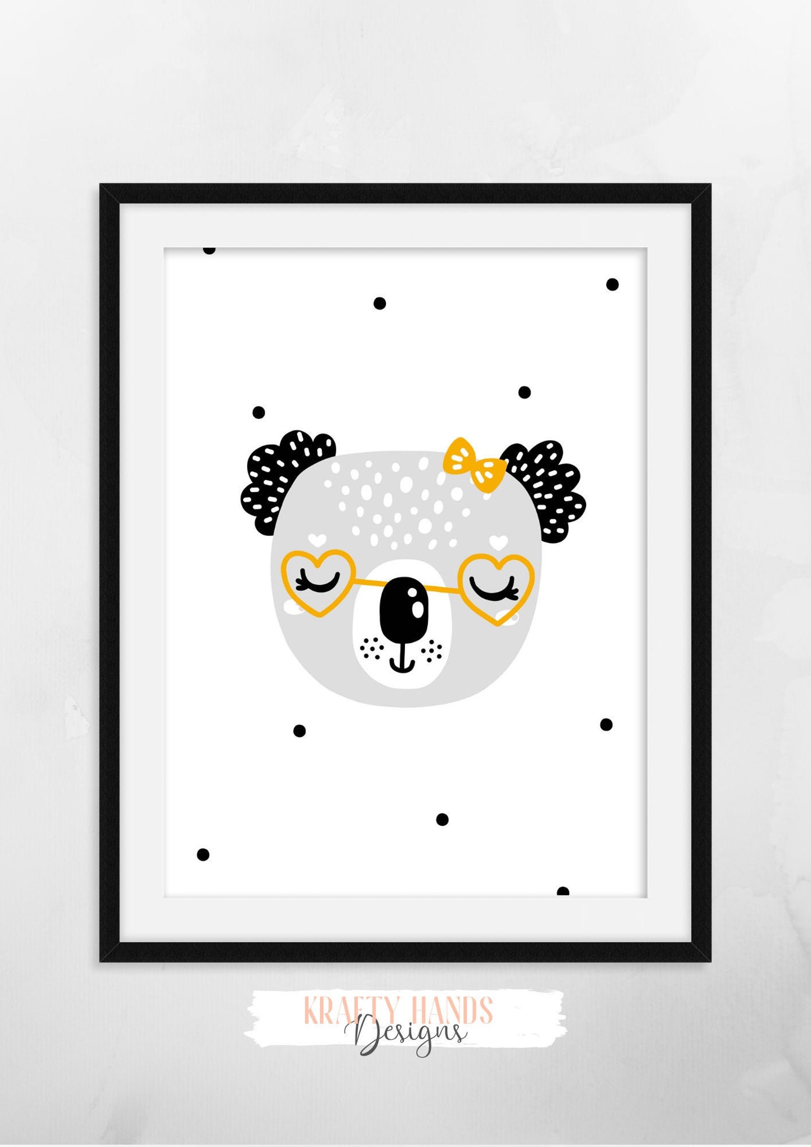 Scandinavian Animal Nursery Print Nursery Decor Nursery Etsy UK