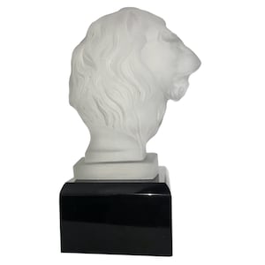 RARE Bohemian Czech Art Deco Heinrich Hoffmann Figurine Lion Mascot Hood Ornament Art Deco 1930s Art Glass