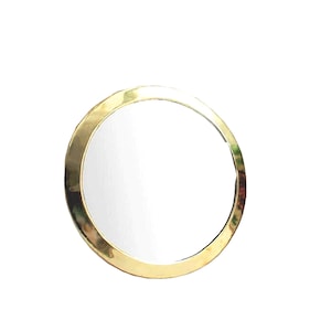 Espejo marroquí de pared, decoración hecha a mano, espejo circular, espejo hecho a mano, espejo de decoración de pared, espejo artesanal, espejo de pared de latón, espejo de regalo