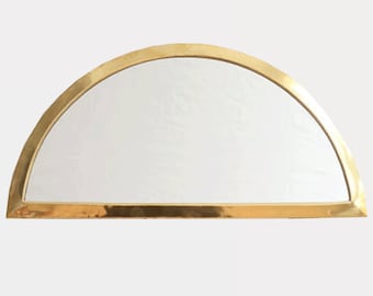 Half Circle Mirror, Semi Circle Mirror, Half Moon Mirror, Small Wall Mirror, Small Gold Mirror, Nursery Mirror