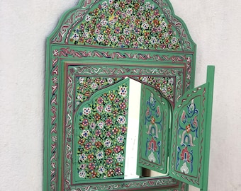 Moroccan Hand Painted Mirror