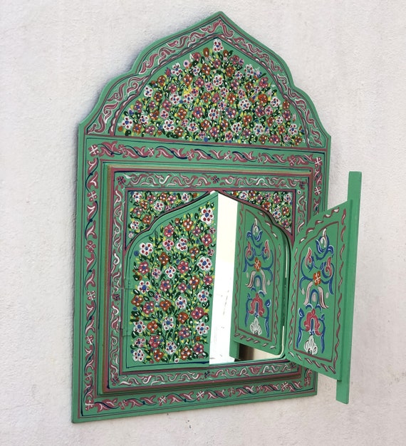 Moroccan Hand Painted Mirror