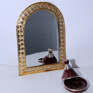 Arch Mirror Brass, Gilded Mirror, Mirror Full Length, Leaner Mirror, Moroccan Mirror, Full Length Mirror, Arch Top Mirror, Moroccan Decor