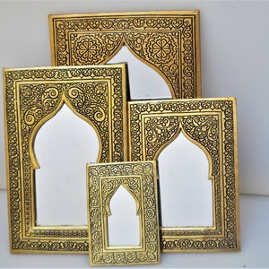Moroccan Mirror, Brass wall mirror, 51st, 59th, 45th, Birthday Gift For Women, Handmade