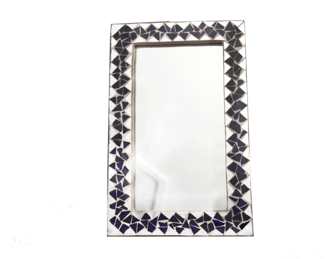 Moroccan Mosaic Mirror, Handmade Mirror, Glass Mosaics Mirror, Decorative Mirror, Handcrafted