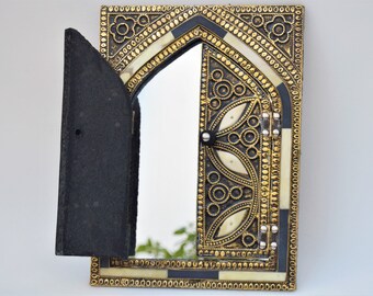 Moroccan boho mirror, Morocco wall mirror