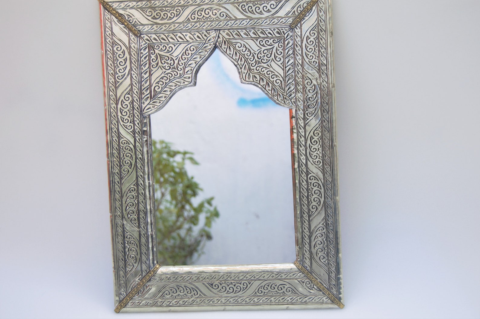 Arabic Wall Art Hand Carved Mirror Moroccan Mirror Wall Etsy