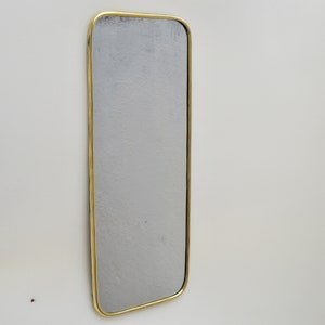 Long Mirror, Tall Narrow Mirror, Moroccan Mirror, Golden Brass Mirror, Black Framed Mirror Bathroom, Rectangle Mirror