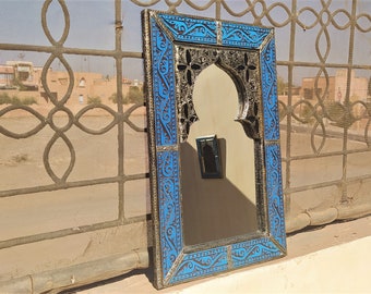 Resin Mirror, Moroccan Mirror, Art Deco Mirror, Bathroom Mirror, Boho Mirror,